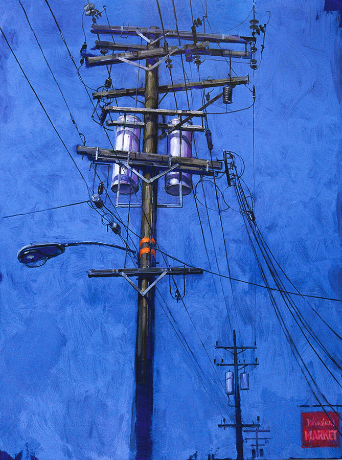 Telegraph Street 3. Huile sur toile, 130 x 97 cm, 2009