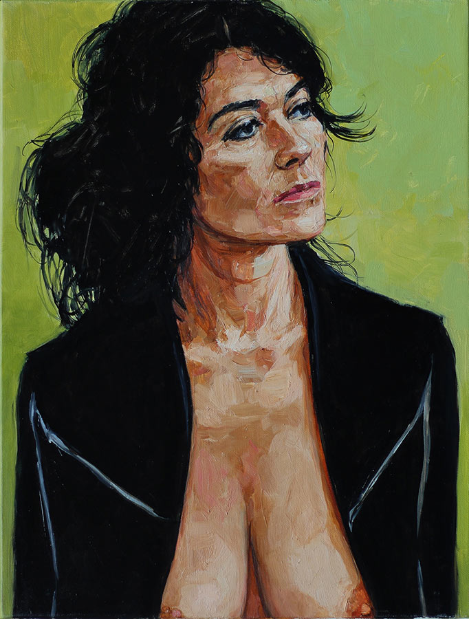 Isabelle B. Huile sur toile, 50 x 38 cm, 2014