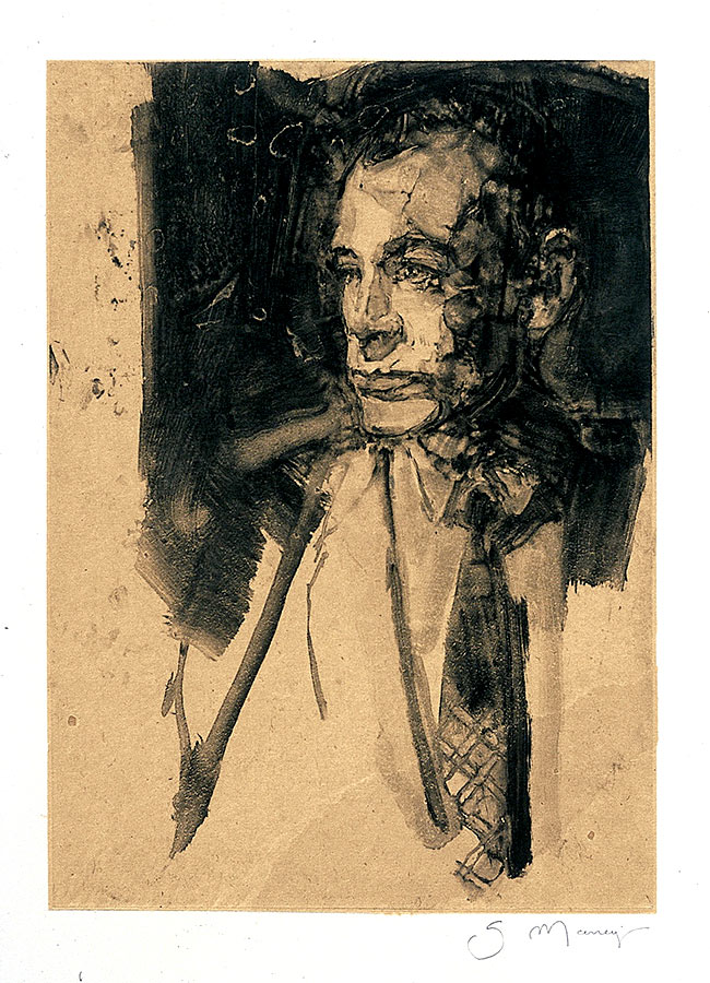 Portrait. Monotype, 34 x 22 cm, 2008