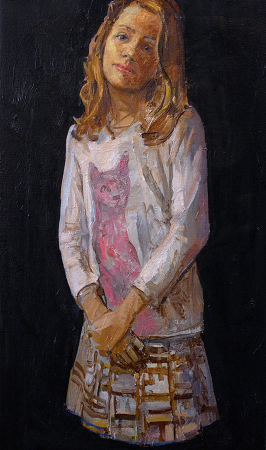 Musette. Huile sur toile, 45 x 27 cm, 2011